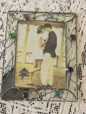 Fetco Multicolor Stained Glass Photo Frame